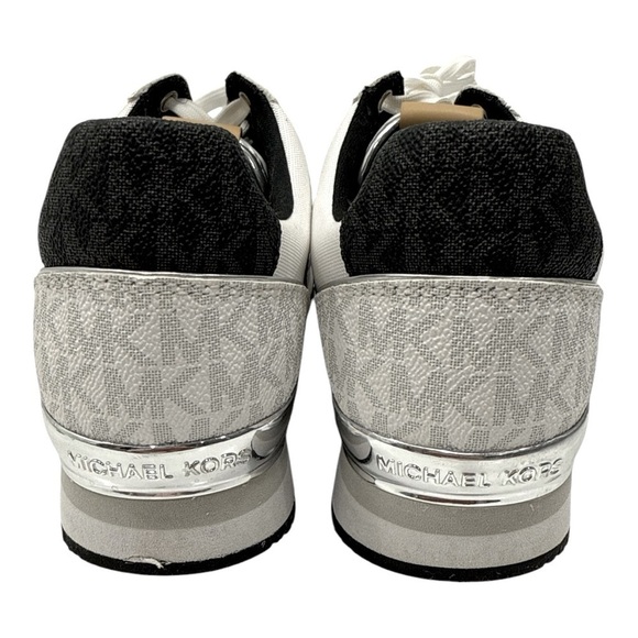 MICHAEL KORS Maddy Two-Tone Logo Trainer Sneakers Size 9.5 M - Picture 11 of 11